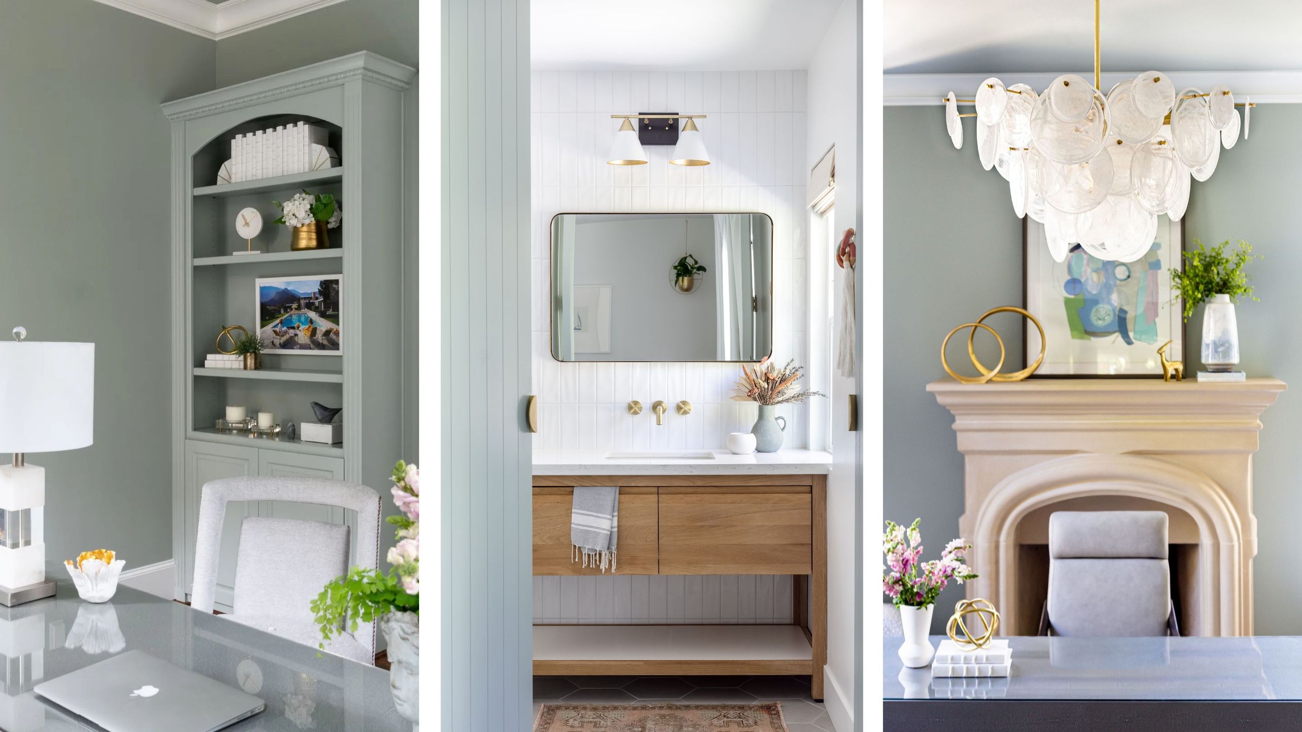 Oyster Bay von Sherwin-Williams ist die beruhigende blaugrüne Farbe, die sich nie kalt anfühlt – und Designer schwören auf ihre Vielseitigkeit
