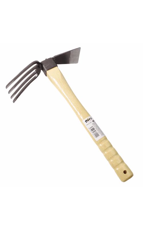 Japanische Gartenhacke und Bodenfräse