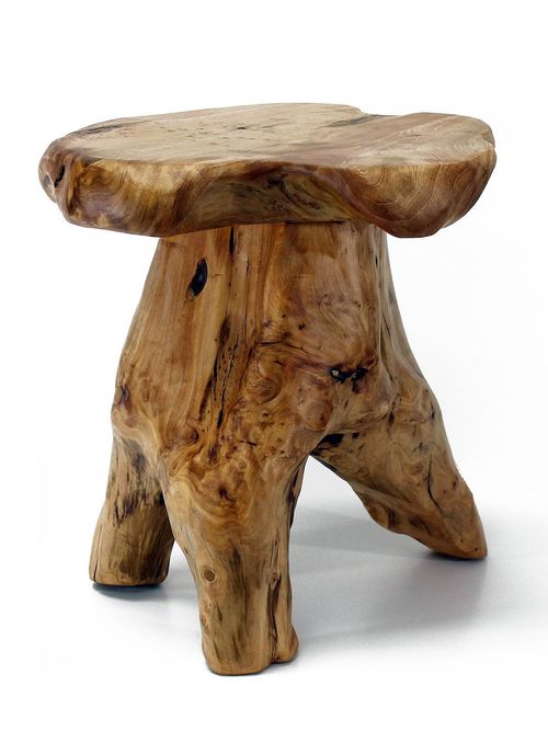 Hocker aus natürlichem Zedernholz