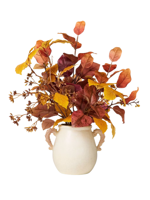 Gemischtes Herbstblatt-Arrangement – ​​Schwelle, entworfen mit Studio McGee