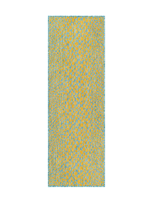 Leicht zu reinigender Jill Zarin Läuferteppich für drinnen und draußen, 2' x 6'