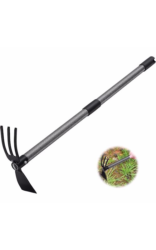 Verstellbare Hacke und Bodenfräse