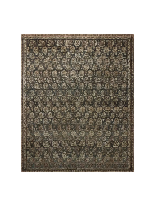 Bedruckter Enzo-Teppich, 7'6" x 9'6"