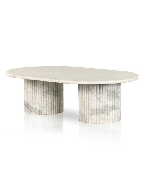 Deco-Marmor-Couchtisch