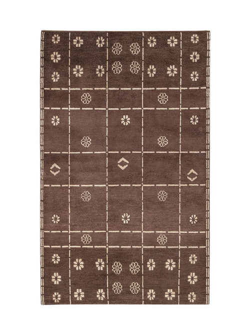 Martha handgeknüpfter Teppich 5' x 8'