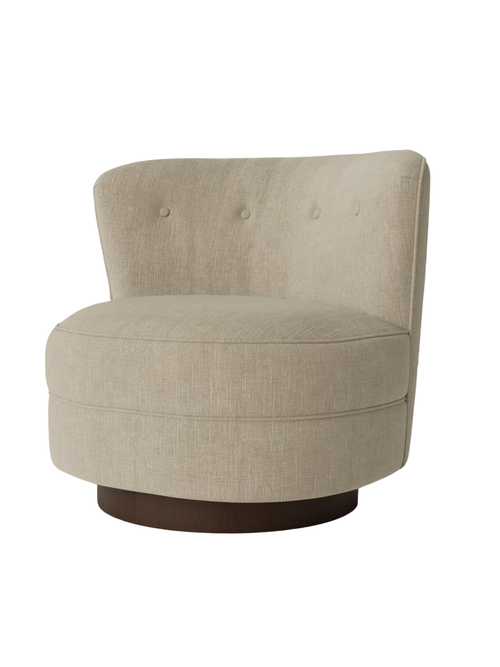 Dolan Drehstuhl – Lisburn Wheat Leinenmischung / Herbstahorn 36 B x 32 H x 33 T