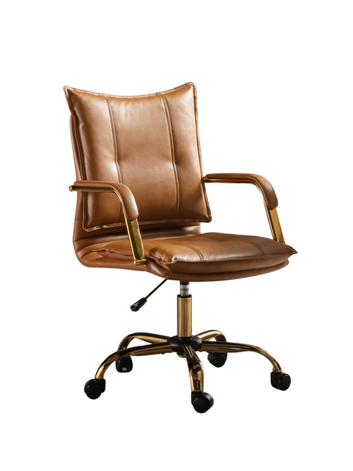 Lundgren Kunstleder-Arbeitsstuhl mit gepolsterten Armlehnen & Bewertungen | Wayfair