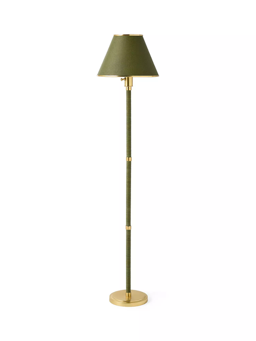 Stehlampe aus Wilsford-Leder