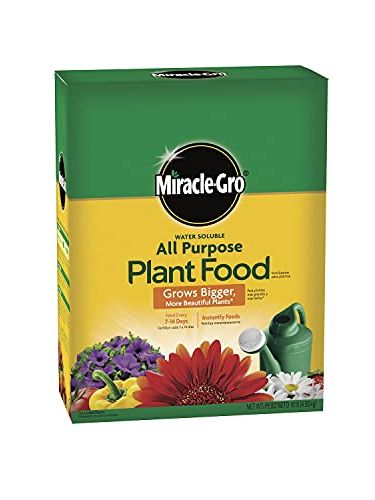 Miracle-Gro wasserlösliches Allzweck-Pflanzenfutter, 10 Pfund.