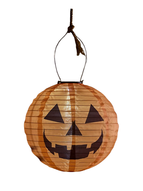 Jack-O'-Lantern Solar-LED-Kugellaterne