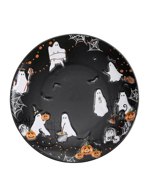 Scary Squad Speiseteller aus Steinzeug – 4er-Set