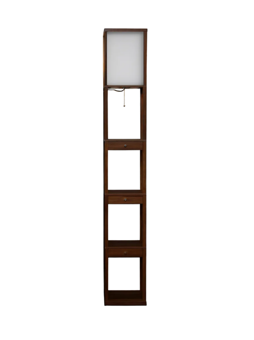 Maxwell Regal-Stehlampe mit 3 Schubladen 