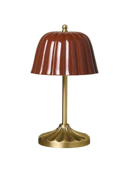 Tischlampe mit Keramikschirm