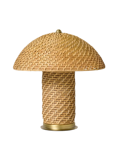 Rattan-Akzent-Tischlampe 