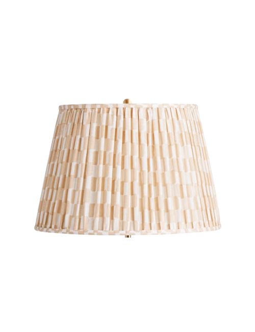 Geraffter gerader Empire-Farbton in Blush Antonine von Novogratz