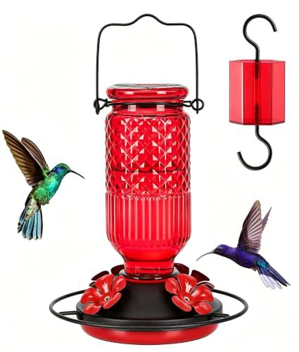 Kolibri-Futterstation aus Glas