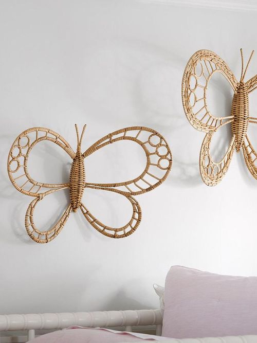 Rattan-Schmetterlinge, 2er-Set