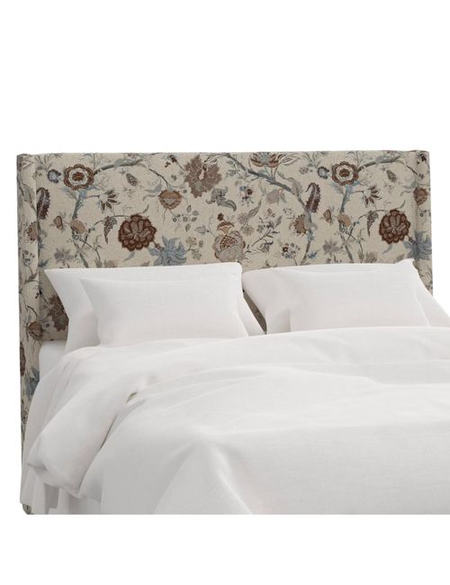 Encino Vollgepolstertes Wingback-Queen-Size-Kopfteil in Palampore Multi – Threshold, entworfen mit Studio McGee