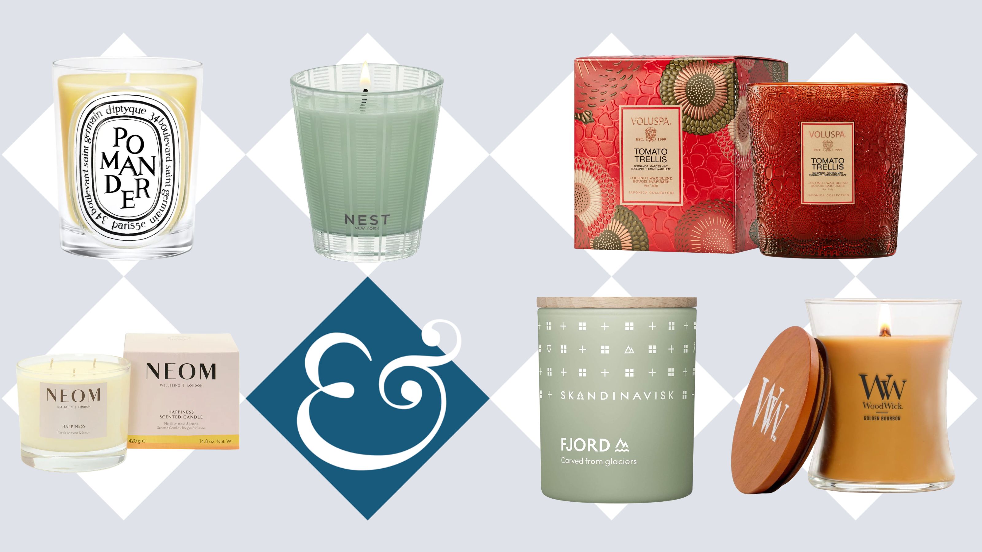 Beste Produktbild-Kopfzeile für Kerzen im Herbst und Winter