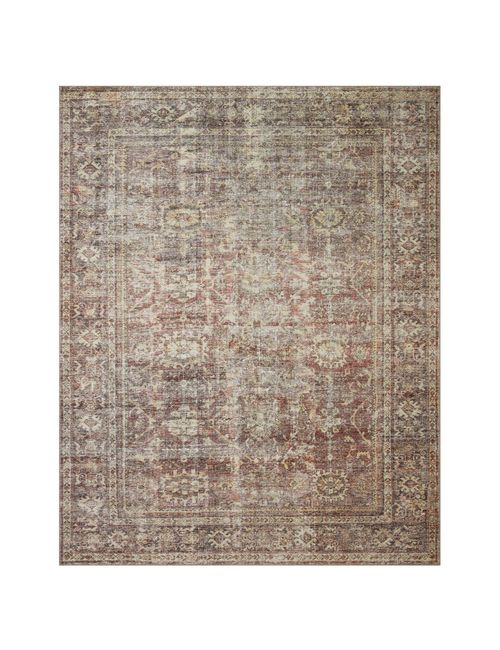 Georgie GER-06 Bordeaux / Antiker Teppich