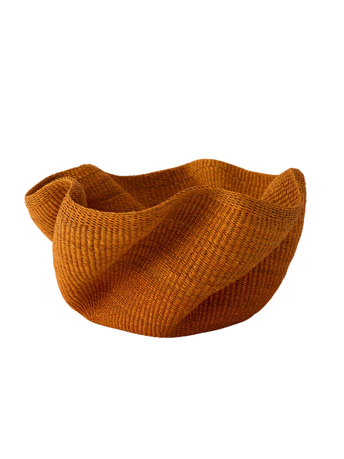 Pakurigo Wave Dekorkorb – Gold, Natur und Rost