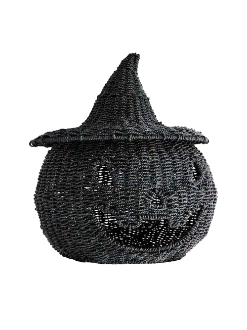 Happy Haunting Seagrass & Metal Pumpkin, 17