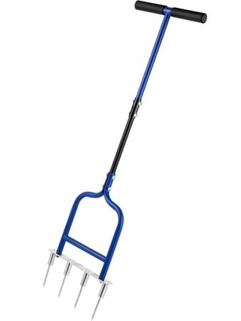 Rasenbelüfter mit Spike-Zinken-Gabel