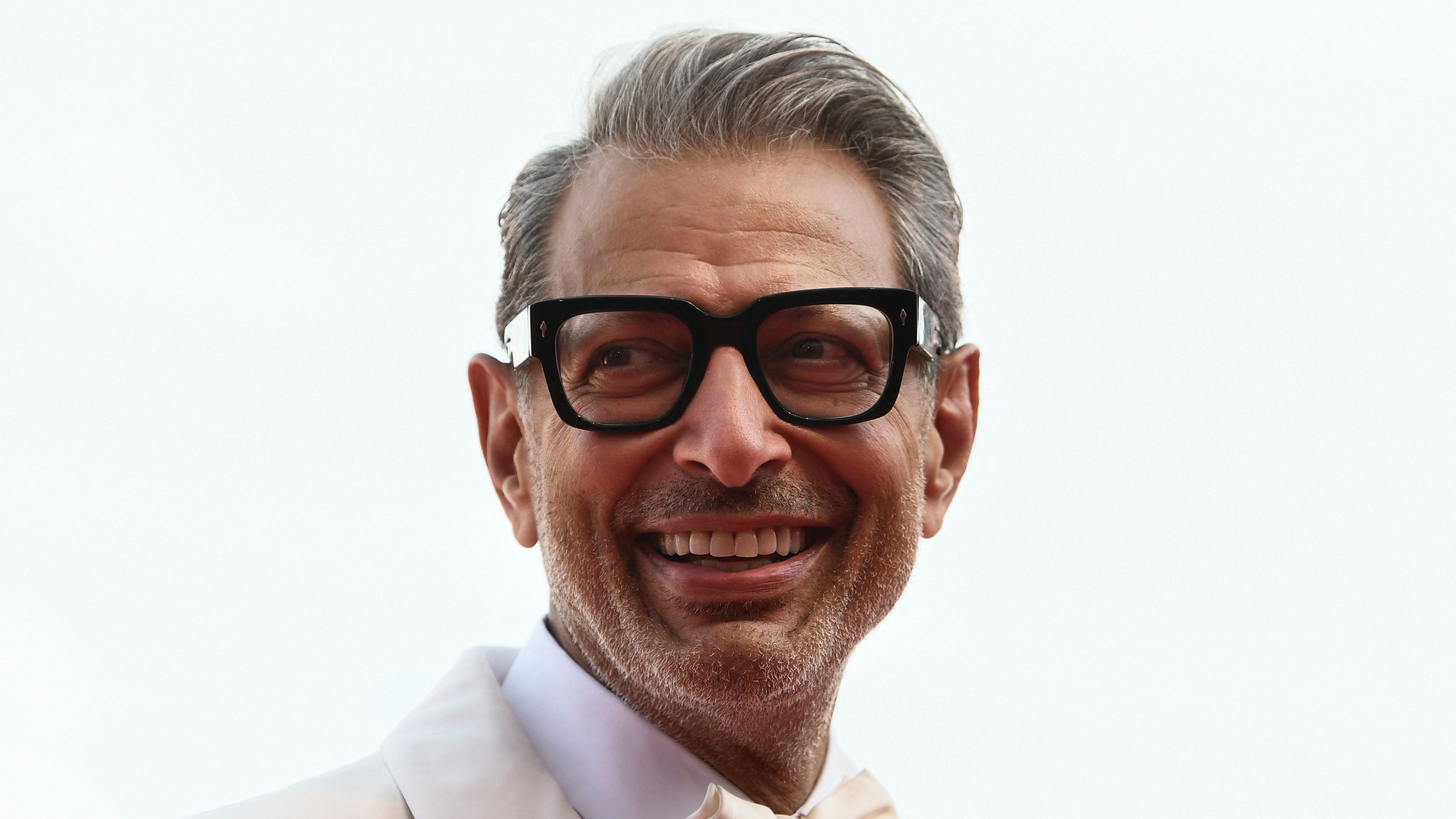 Jeff Goldblum auf weißem Hintergrund