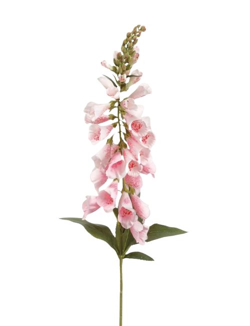 Rosa blühender künstlicher Fingerhut-Blumenzweig