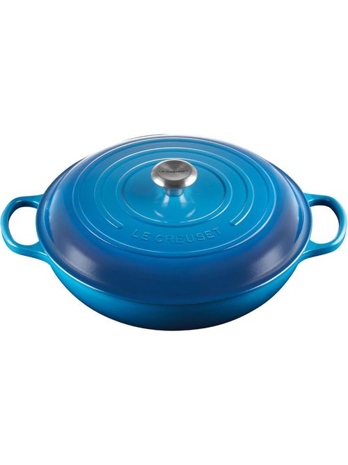 Le Creuset Signature Schmortopf aus emailliertem Gusseisen, 5 Qt., Marseille