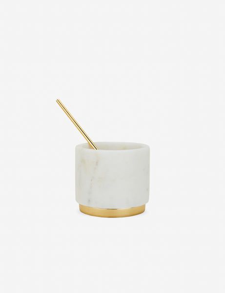 Einfacher Pinch Pot aus Marmor von Hawkins New York