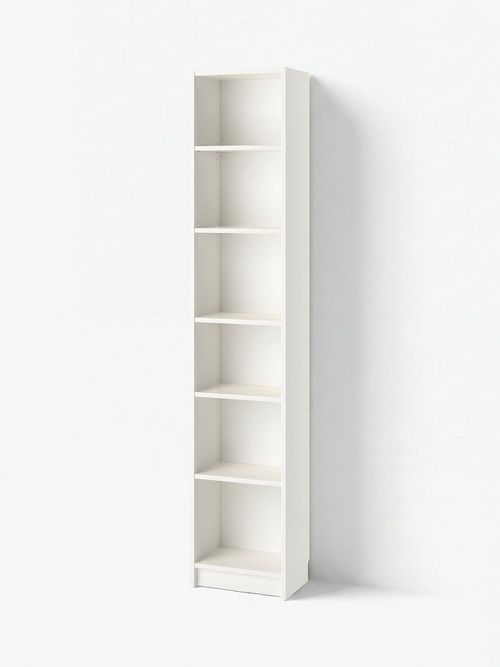Weißes Billy-Bücherregal