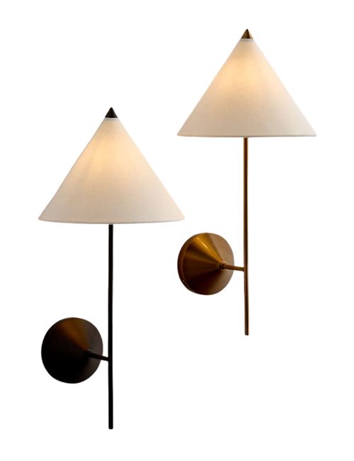 Seymour schwarze Wandleuchte