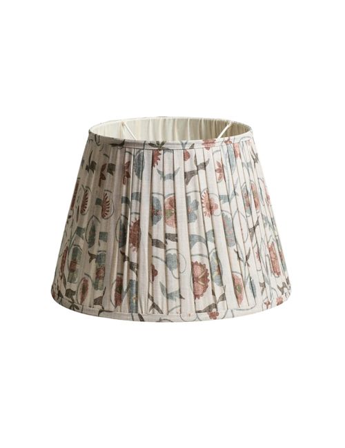 Sheki Lampenschirm 45 cm – Dunkles Meeresschaum