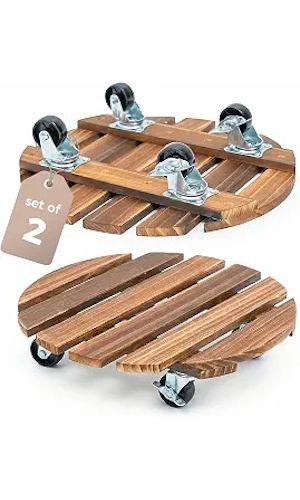Pflanzen-Caddy mit Rädern