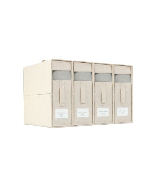 Einfache und opulente Leinen-Organizer