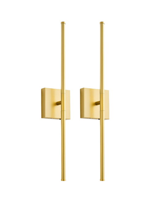 Moderne batteriebetriebene Wandleuchten, 2er-Set