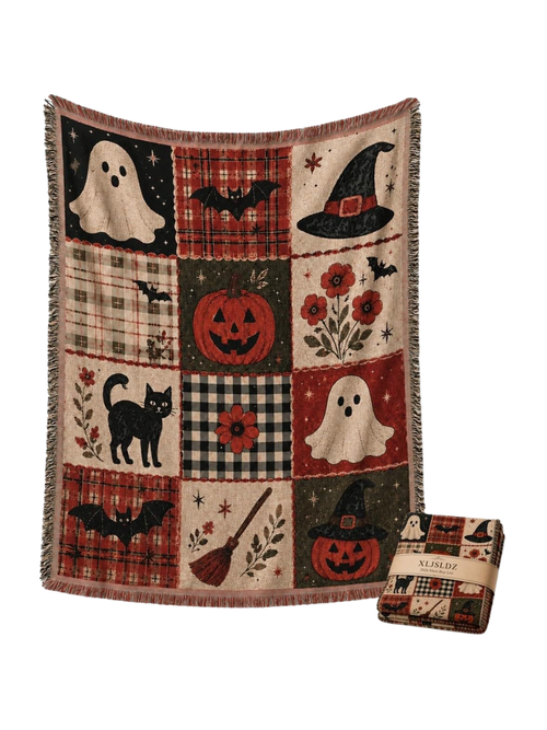 Halloween-Wandteppich-Überwurfdecke