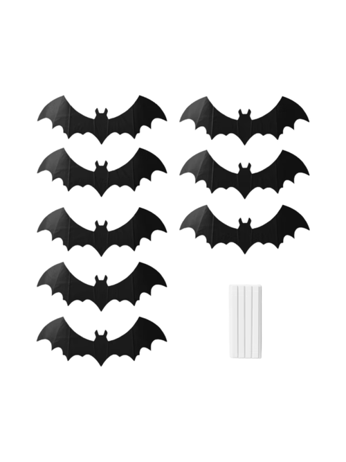 30 ct Halloween-Fledermaus-Wandaufkleber