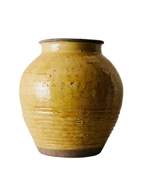 Runde dekorative Keramikvase