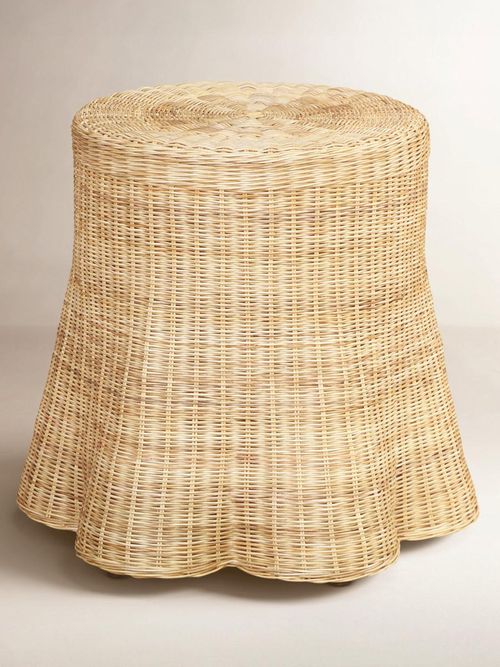 Birch Lane™ Cabo-Beistelltisch aus geflochtenem Rattan