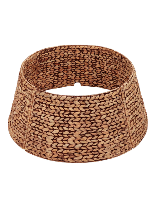 Weihnachtsbaumhalsband aus Rattan