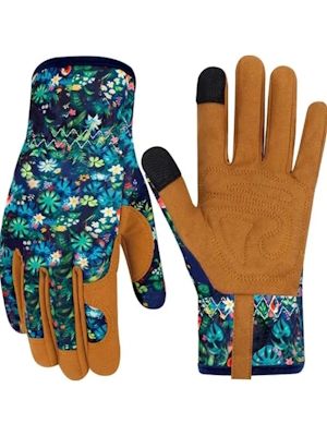 Dornenfeste Gartenhandschuhe aus Leder