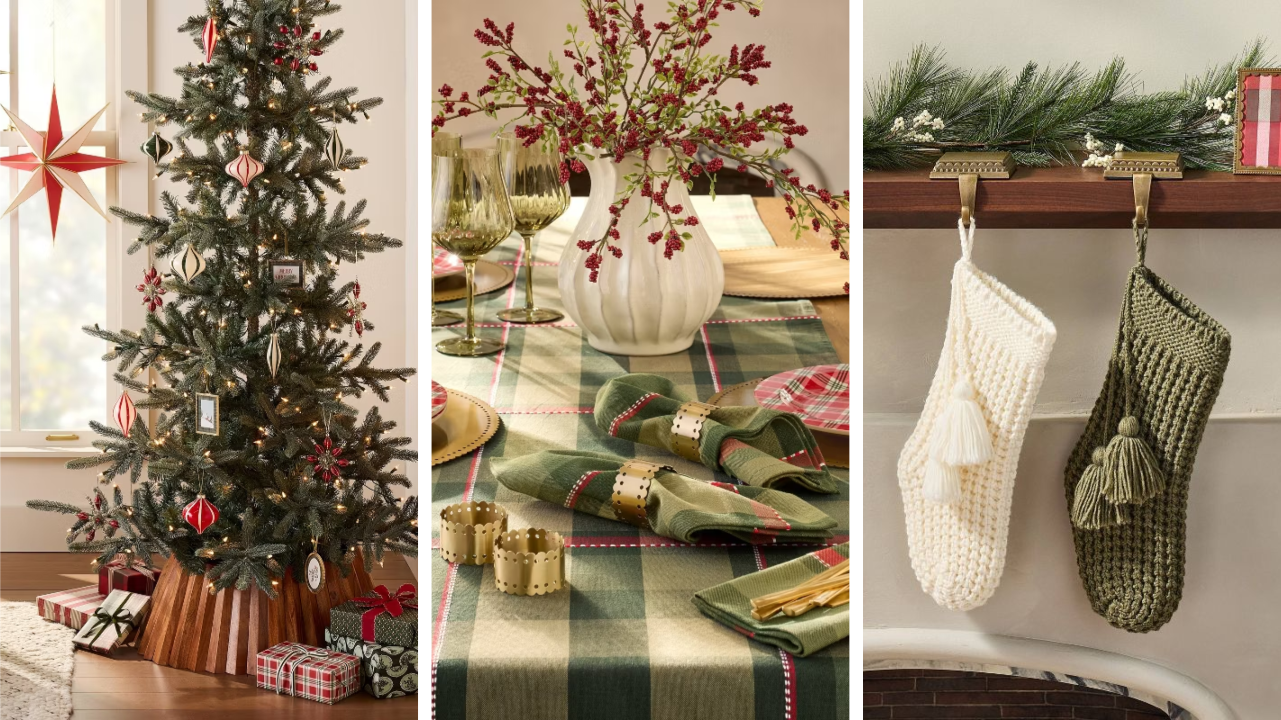 Weihnachtsdekoration von Joanna Gaines' Weihnachtskollektion bei Target