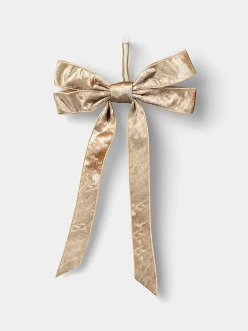 Weihnachtsperfekte Schleife Gold – Wondershop™