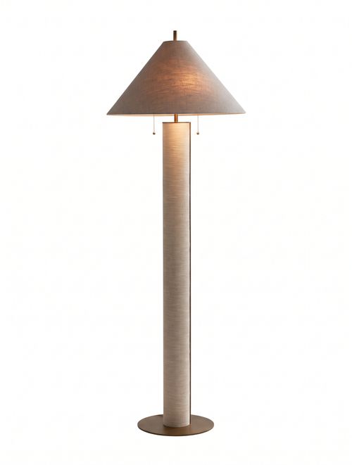 Remi Stehlampe aus Naturleinen 65