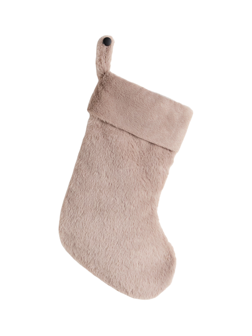 Flauschiger Weihnachtsstrumpf