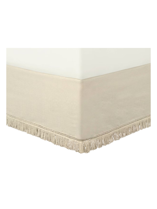 Easy-Fit-Bettrock mit Fransen 