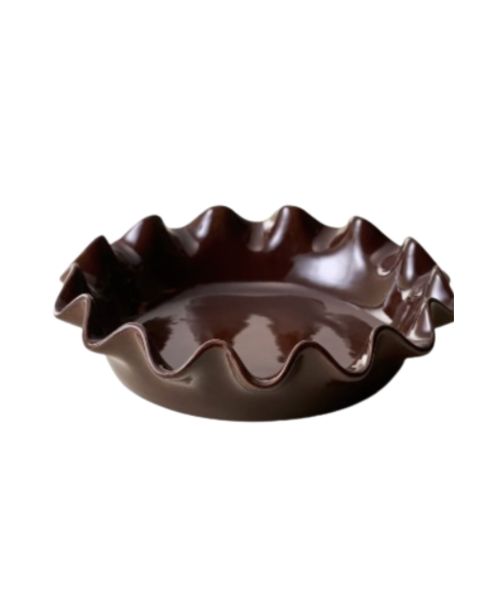 Kuchenform mit Schokoladenüberbacken