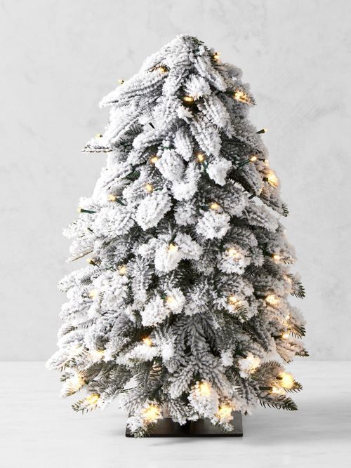 Winterweißer künstlicher Tischbaum